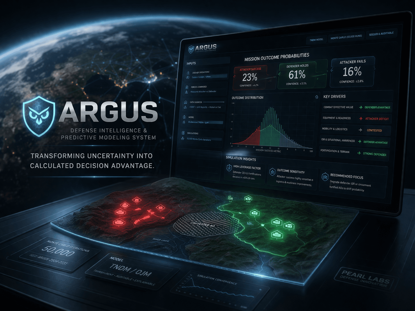 ARGUS — 3D terrain visualization and intelligence overlay