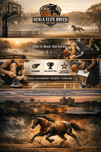 Ocala Elite Breed website — live product screenshot
